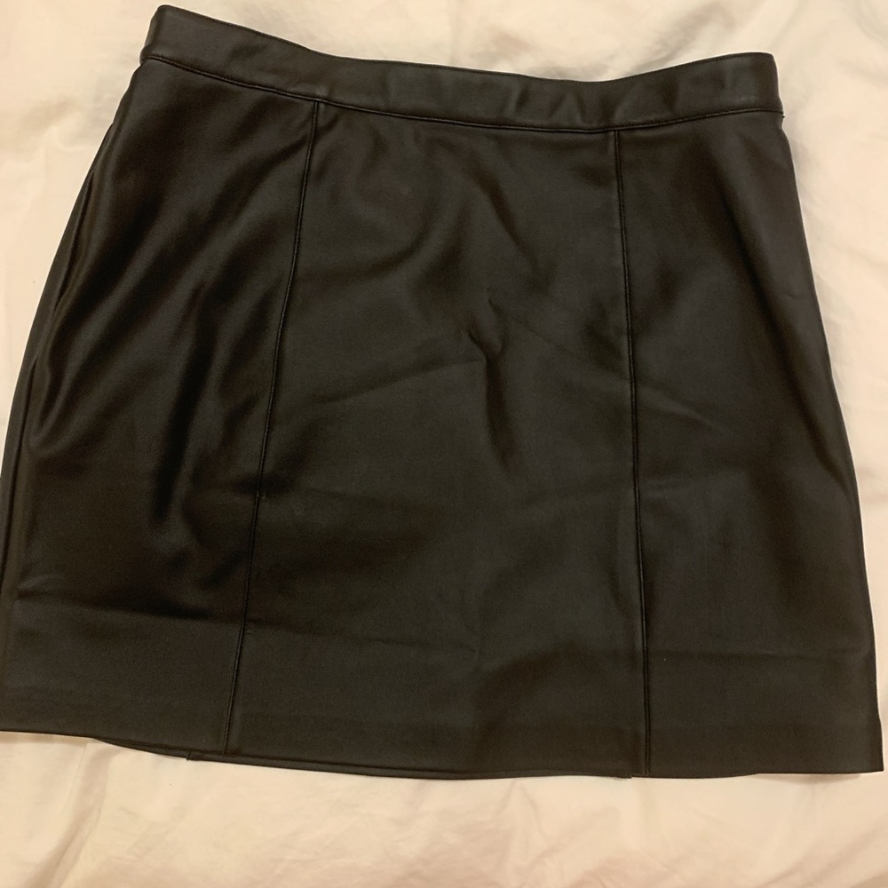 Gentle Fawn Faux Leather Skirt